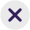 Ícone de 'X' para fechar modal