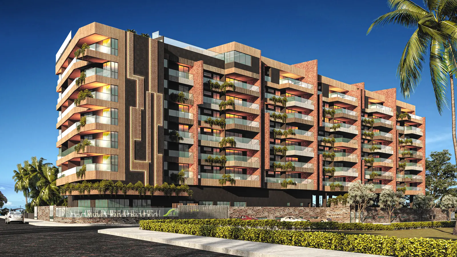 O Sun Apart Hotel, empreendimento da Conenge Engenharia na Barra de São Miguel, Alagoas